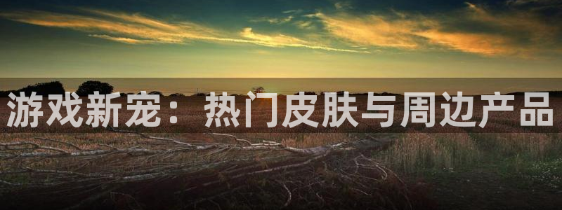 沐春高德娱乐:游戏新宠:热门皮肤与周边产品