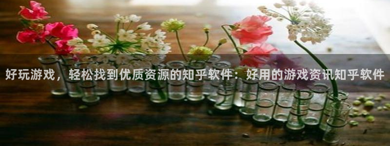 高德娱乐平台官网客服电话:好玩游戏,轻松找到优质资源的知乎软